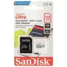 Карта памет SANDISK Ultra microSDHC UHS-I, 128GB, Class 10, 100Mb/s, Адаптер, (35934895)