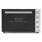 Мини електрическа фурна Kumtel LX-9625, 70 литра, турбо вентилатор, черен/инокс, (20468)