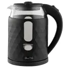 Електрическа кана ELITE GEK-1229BL, Стъклен корпус, Черен, (22077)