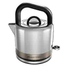 Електрическа кана Russell Hobbs Distinctions Titanium 26422-70, 2400W, 1.5 л, Бързо завиране, Миещ се филтър против котлен камък, 360° основа, Защити, Инокс/титан, (35944730)