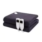 Електрическа подложка Zilan ZLN4120, Двойна, 120W, 160x140, 5 степени, Таймер, Перяща се, Полар, Черен, (11102)