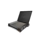 Електрическа скара с капак Rubino EC-2.75, 2750W, 18 нагревателя, Тавичка, Сив, (999RU20175)