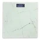 Електронен кантар Rosberg R51650G, До 180 кг, LCD дисплей, 2 x AAA, Бял/Мрамор, (21258)