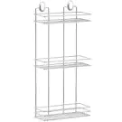 Етажерка за баня Metalife DKB-720, 3 нива, 11x24х50 см., Хром, (9MTLDKB720)