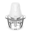 Чопър TESLA FC302W, 400W, Стъклена купа, бял, (9515)