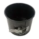 Форма за торта с падащо дъно Kinghoff KH 1789, 14 см, Разтягащи се стени, Мраморно покритие, Стомана, Черен, (20508)