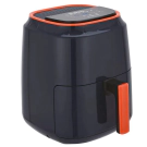 Фритюрник KUMTEL Airfryer HAF-09, 1250W, 5.5 литра, LED Дисплей, Черен, (20649)