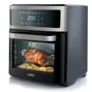 Фритюрник-фурна без мазнина Air Fryer First Austria FA-5053-5, 1700W, 13 литра, 8 програми, Таймер, Инокс/черен, (11175)