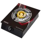 Газов котлон Rosberg R51454GA, 3.45 kW, 30 mbar, Автоматично запалване, Закалено стъкло, Черен, (20219)