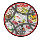 Gearbox подложка за игра с колички Пожарна, (35945199)