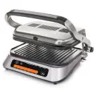 Грил скара First Austria FA-5344-3, 2100W, 7 автоматични програми, Свалящи се плочи, Отваряне на 180 градуса, Инокс, (999FA53443)