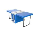 Хладилна чанта Kale Termos с вградена маса и колела, 45л., син, (17911)