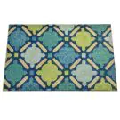 Изтривалка за входна врата Chilai Home 877CHL1022, 45x70 см, PVC, Зелен/Син, (877CHL1022)