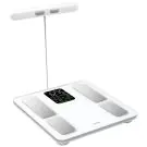 Кантар - анализатор Klausberg KB 7857, До 180 кг, Bluetooth, Android/iOS, LCD дисплей, 14 телесни стойности, Бял, (35944516)