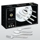 Комплект прибори за хранене Bohmann BH BP A24-SM, Кутия, 24 бр, Инокс, (17663)