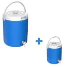Комплект термоси за пикник Kale, 15 литра + 6 литра, син, (20447)