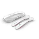 Комплект вилица и лъжица в кутия Nuvita 8477, Розов, (15480)