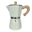 Кубинска кафеварка Bohmann BH 9309, 450 мл, 9 чаши, Предпазен клапан, Алуминий, Индукция, Бежов, (35945905)