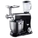 Кухненски робот Royalty Line PKM2100BG, 2100W Max, 7.5 литра, Месомелачка и Блендер, 3 бъркалки, 6 степени+Pulse, Черен, (13187)