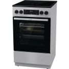 Готварска печка със стъклокерамичен плот Gorenje GEC5C41SG, 70 литра, сив, (13735)