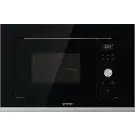 Микровълнова фурна за вграждане Gorenje BMX201AG1BG, 20 л, Грилл, Черен, (13642)