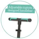 Chillafish Flexxi CPFM03MIN сгъваема тротинетка Mint, (35944042)