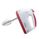 Миксер Rosberg R51110G, 200W, 7 скорости, Хромирани бъркалки, Бял/червен, (5R51110GWR)