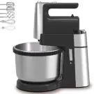 Миксер с купа Royalty Line RL-HM19015, 700W, 6 бъркалки, 3 л, Турбо, 5 скорости, Черен/инокс, (35931005)