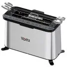 Мултифункционален уред за готвене 4в1 Oliver Voltz OV51015R, 1700W, 240x225 мм, Защита от прегряване, Инокс/Черен, (35946293)
