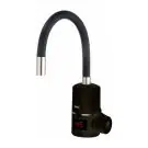 Нагревател за вода Rosberg R57100H, За стена, 3300W, 30-60C, Гъвкав силиконов маркуч, IPX4, Черен, (21324)