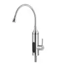 Нагревател за вода Voltz V57100EW, 3300W, Гъвкав чучур, До 60C, Монтаж на плот, Инокс, (55V57100EW)