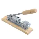 Орехотрошачка Kinghoff KH 1301, Регулируема, Стомана/дърво, (9999KH1301)