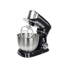 Планетарен миксер с иноксова купа Royalty Line RL-PKM1900.7, 1900W, 6.5 литра, 6 скорости + Pulse, Приставки, Черен, (12374)