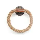 Поставка за кърпи Evila Originals 792EVL2772, 16х16 см, Въже, Кафяв, (792EVL2772)