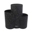 Поставка за ножове и аксесоари Kinghoff KH 1561, Мраморно покритие, 23 х 10 х 22.2 cm, Черен, (19304)