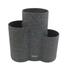 Поставка за ножове и аксесоари Kinghoff KH 1568, Мраморно покритие, 23 х 10 х 22.2 cm, Сив, (19303)