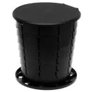 Преносима тоалетна Camry CR 1041, 21L, 3в1 Многофункционален дизайн, Сгъваема, Черен, (35940353)