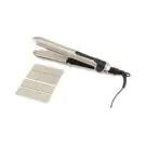 Преса за коса с три вида плочи ELITE HS-0463, Вафлички, 360° въртящ се кабел, Керамична, Шампанско/черен, (0000000534)