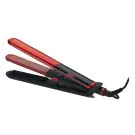 Преса за коса/маша 2 в 1 ELITE HSC-0461, два вида плочи, черен/червен, (16165)