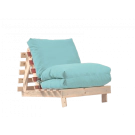 Фотьойл, Fubsy Wood, Bombay Midsummers Dream - разтегателен шезлонг, дърво, текстил, (PUF-FM-FBS-PT-MID)
