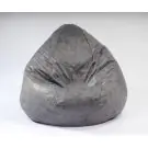 Калъф за пуф круша, 320л., Nirvana Grande - Smoke Grey, (Не съдържа пълнеж), Гама Premium, 8638