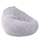 Пуф круша 520л., Nirvana Gigant, Zappity Purple, Перящ се калъф, Пълнеж от Полистиролни перли, Гама Premium, (PUF-G-NGG-PT-ZAP)