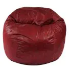 Пуф, Барбарон, 600л., King Size - Cranberry, Перящ се калъф, Трансформира се в легло, Пълнеж с микс от мемори пяна и дунапрен, Гама Premium, 8442