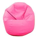 Пуф, за деца, 210л., Relaxo - Roz, Еко кожа, Пълнеж от Полистиролни перли