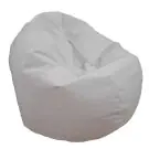 Пуф 330л., Relaxo XL - Teteron White, За открито, Пълнеж от Полистиролни перли, Перящ се калъф, 8370