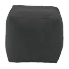 Пуф, Табуретка Куб - Eerie Black, Перящ се калъф, 80л., (1711)