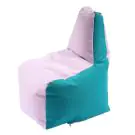 Пуф, стол за деца 2-8 г., 120л. Sunlounger Junior - Panama Pink Clouds, Водоустойчив, Перящ се калъф, Пълнеж от Полистиролни перли, 8373