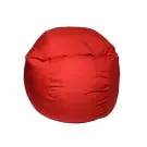 Пуф барбарон, 400л., Matusalem - Montana Red, Перящ се калъф, Подходящ за деца, Пълнеж с микс от мемори пяна и дунапрен, Гама Diamond, 8128