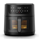 Фритюрник AirFryer Rohnson R-2847, 1800W, 8 литра, черен, (16912)