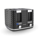 Тостер Rohnson R-2630, 1500W, за 4 филии, Черен (16893)